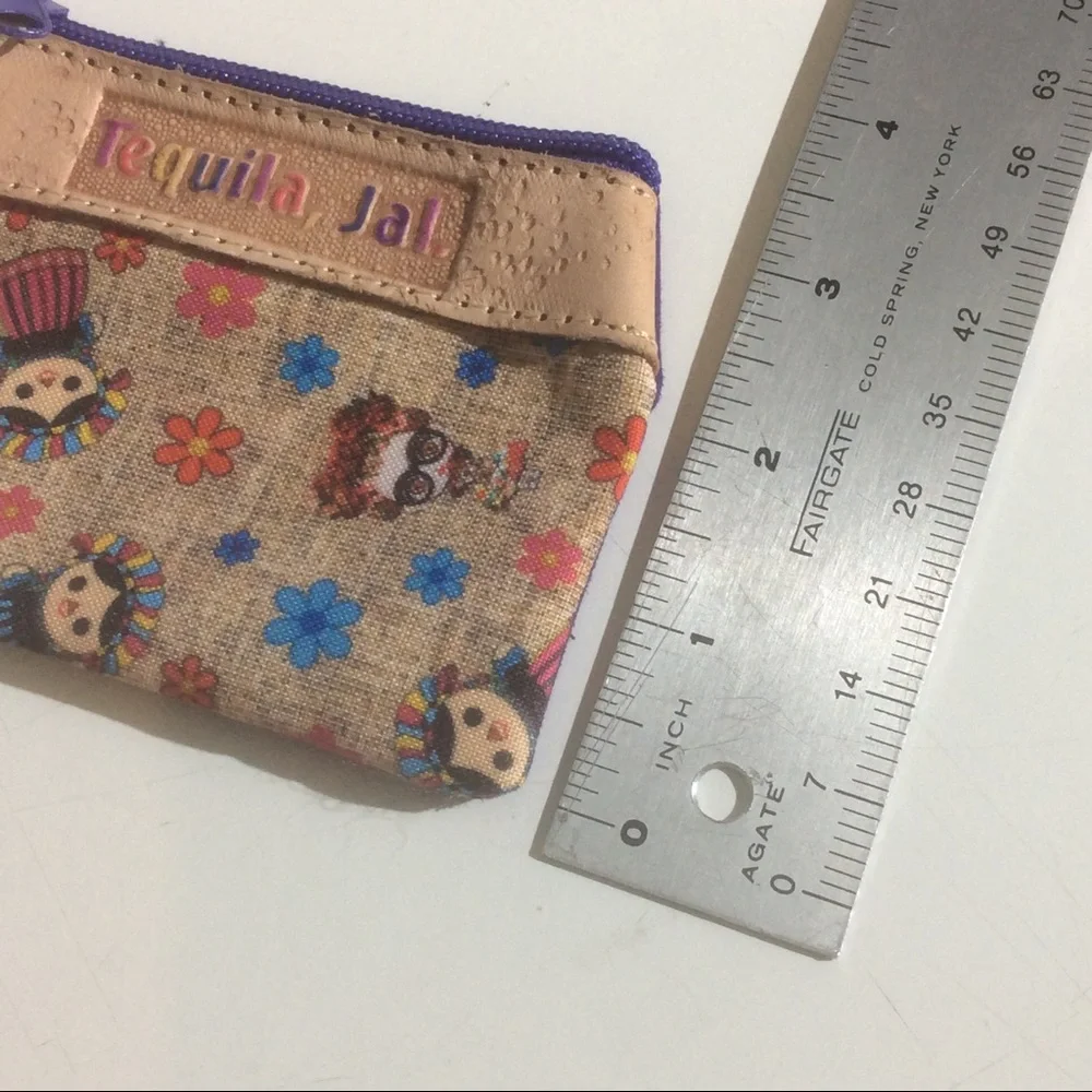 Frieda Kahlo Tequila JaL Mini Pouch Purple Pouch
